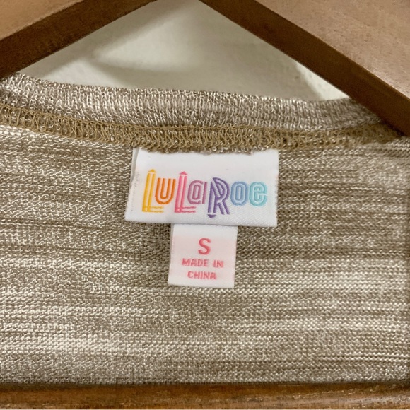 LuLaRoe Sarah Size Small Gray Cardigan Robe - Picture 7 of 9